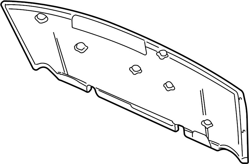Hood Insulation Pad 1J0-863-835-G - View 2