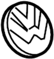 Emblem 1C0-853-630-K-WV9 - View 2