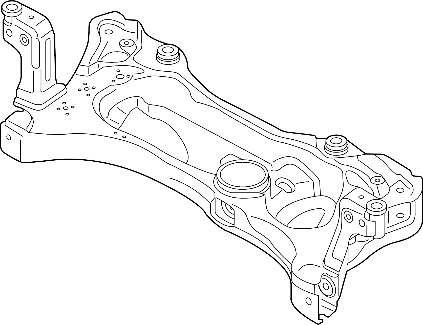 Engine Cradle 5WA-199-315-F - View 2