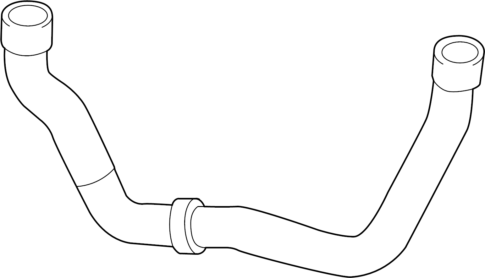 Lower Hose 5C0-122-051-N - View 2