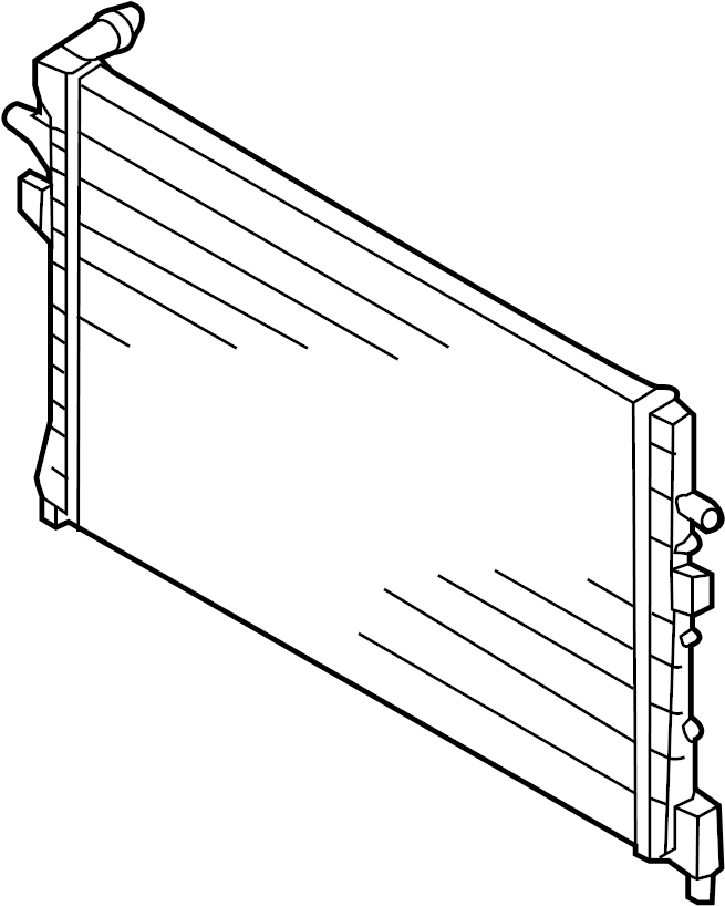 Auxiliary Radiator 5Q0-121-251-HQ - View 2