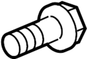 Headlamp Assembly Bolt WHT-004-141 - View 27