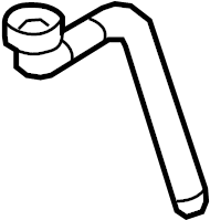 Drain Tube 1K0-129-637-D - View 3