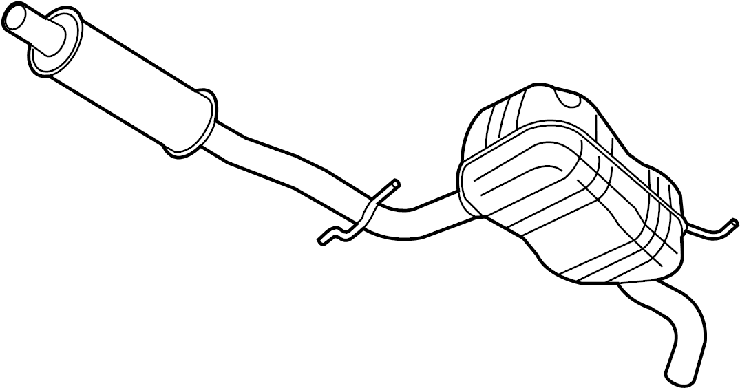 Muffler & Pipe 1K0-253-209-EK - View 4