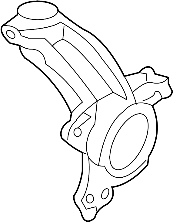 Steering Knuckle 1K0-407-255-AA - View 2