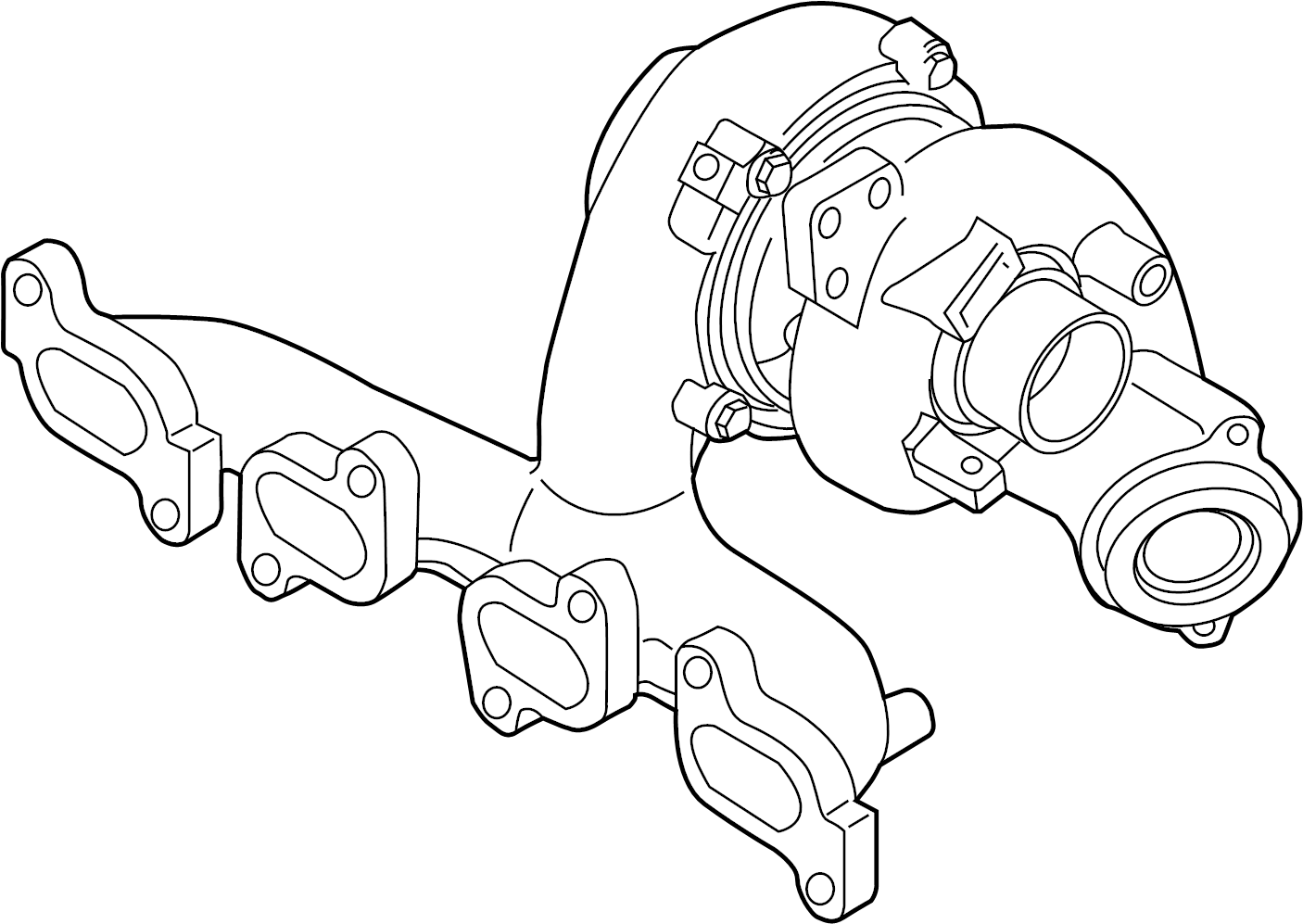 Exhaust Manifold 03L-253-010-JX