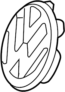 Emblem 1T0-853-601-A-FDY - View 3