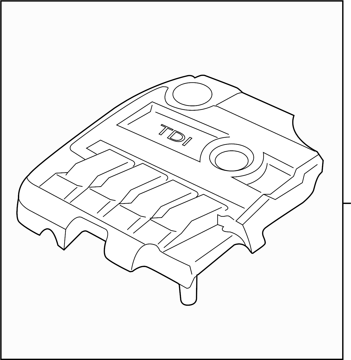 Engine Cover 03L-103-925-AM - View 2