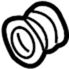 Door Trim Panel Clip 3B0-868-243 - View 18