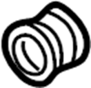 Door Trim Panel Clip 3B0-868-243 - View 7