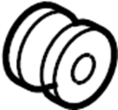 Door Trim Panel Clip 3B0-868-243 - View 3