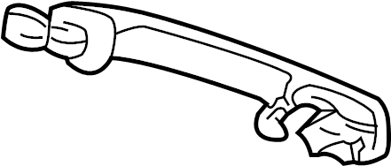 Handle, Outside 1E0-837-207-3FZ