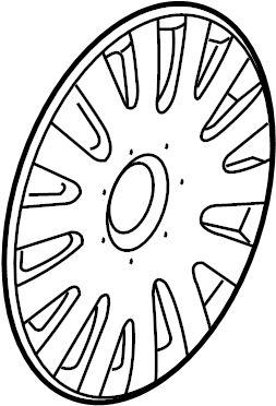 Wheel Cover 1K0-601-147-G-QLV - View 2