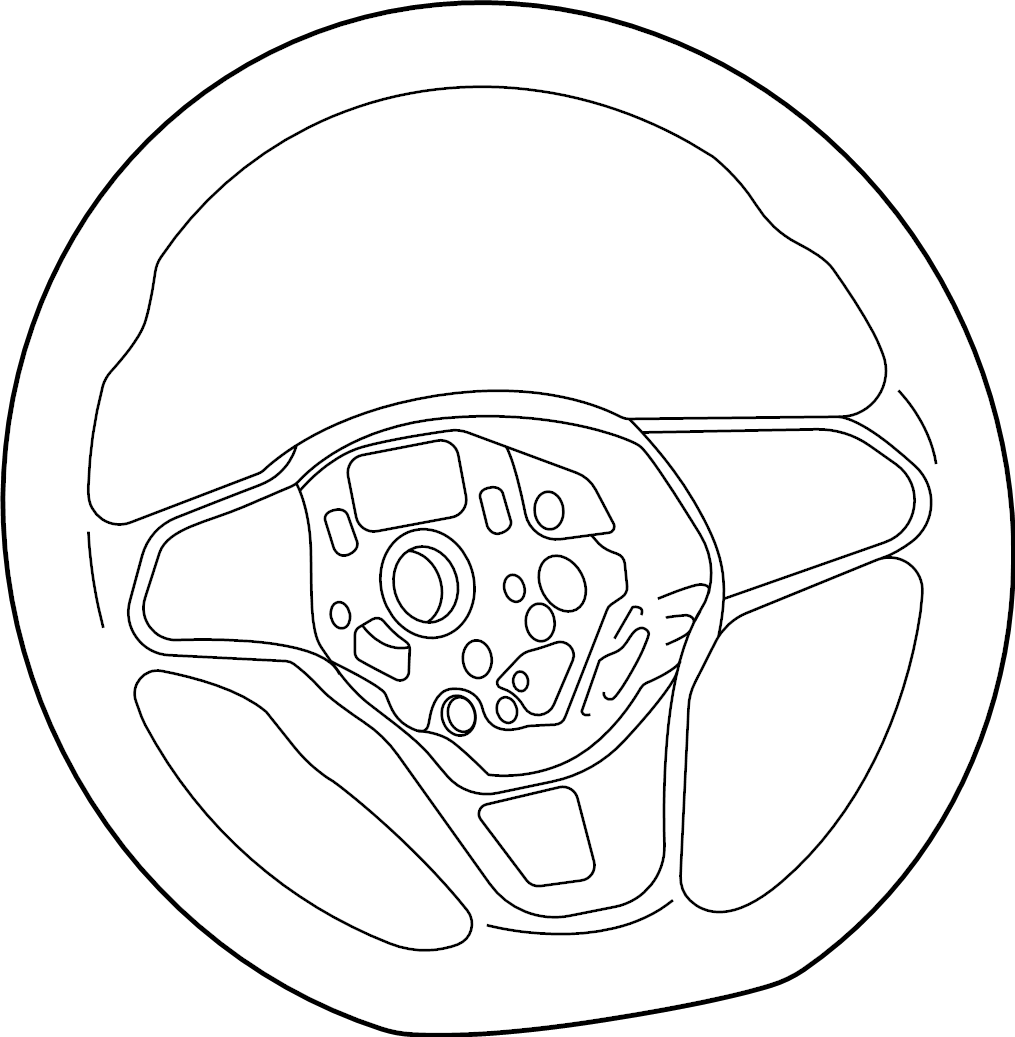 Steering Wheel 5H0-419-093-B-YPG - View 2