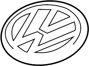 Engine Cover Emblem 06F-103-940 - View 29