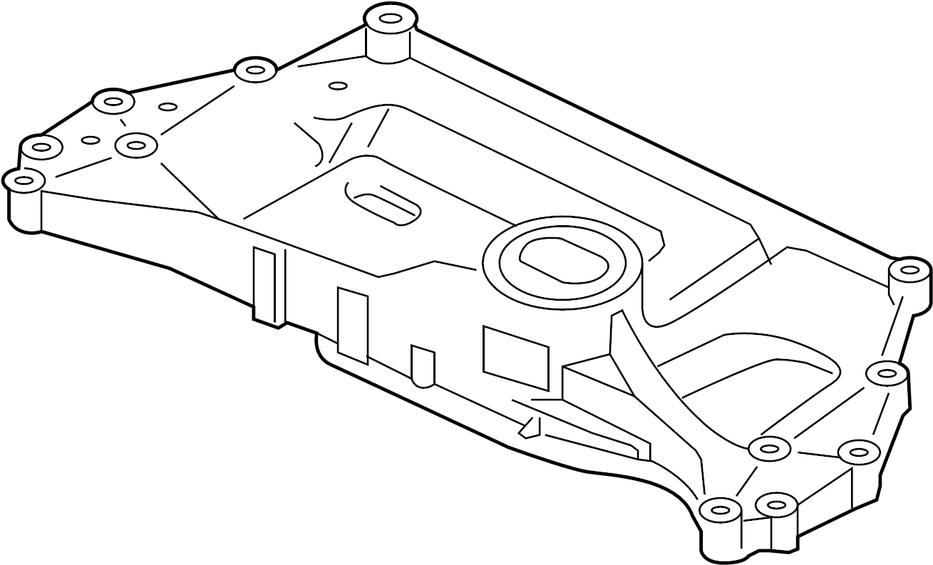 Engine Cradle 1K0-199-313-AL - View 12