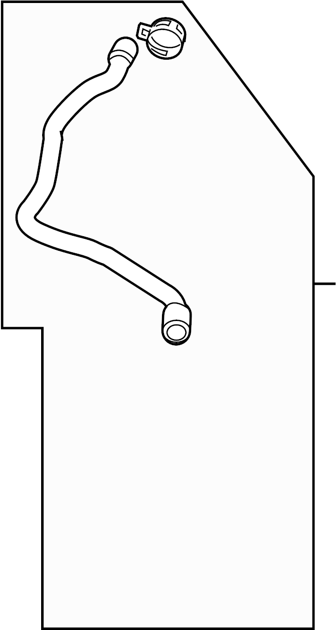 Lower Hose 1K0-122-051-AS - View 2