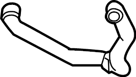 Lower Hose 1K0-122-051-AS - View 7