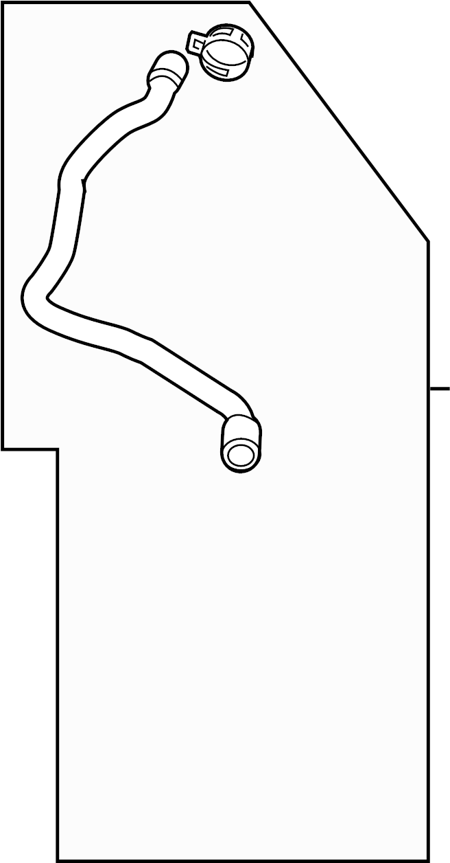 Lower Hose 1K0-122-051-AS - View 3