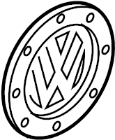 Center Cap 1K0-601-149-E-QZQ - View 4