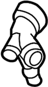 Radiator Coolant Hose Adapter 5Q0-122-291-CT - View 4