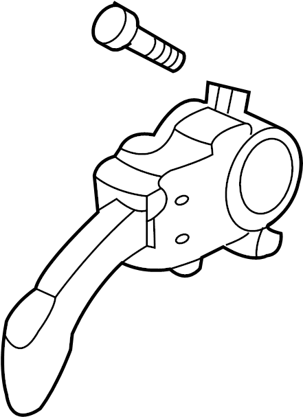 Headlamp Dimmer Switch 1J0-953-513-01C - View 3