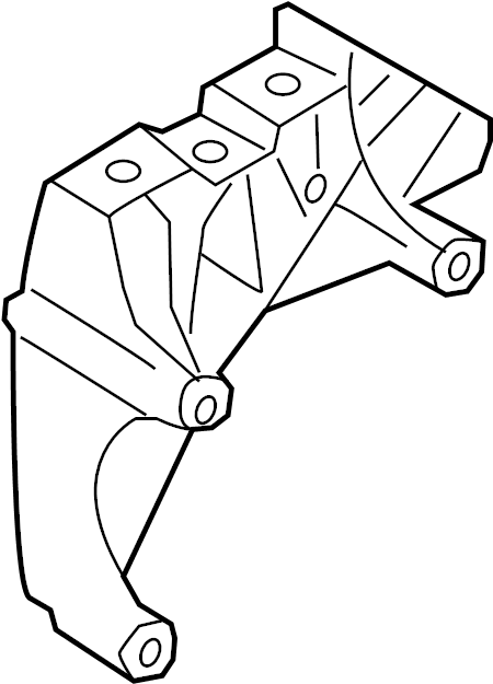 Engine Mount Bracket 06J-199-207-P - View 2