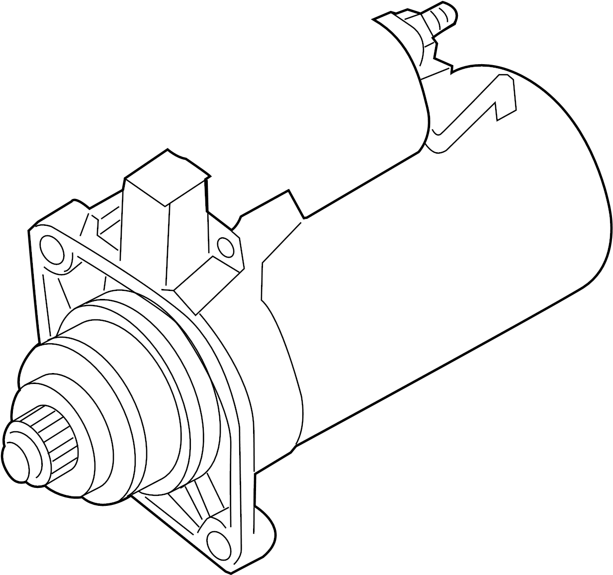 Starter 02M-911-023-SX - View 4