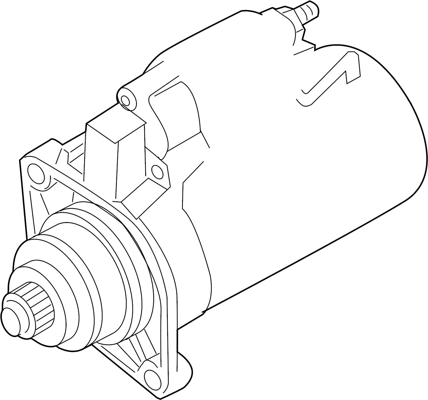Starter 02M-911-023-SX - View 10