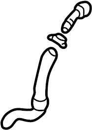 Hose 1J0-122-073-A - View 6