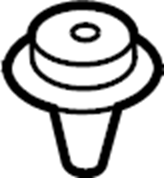 Spoiler Assembly Clip WHT-003-736 - View 2