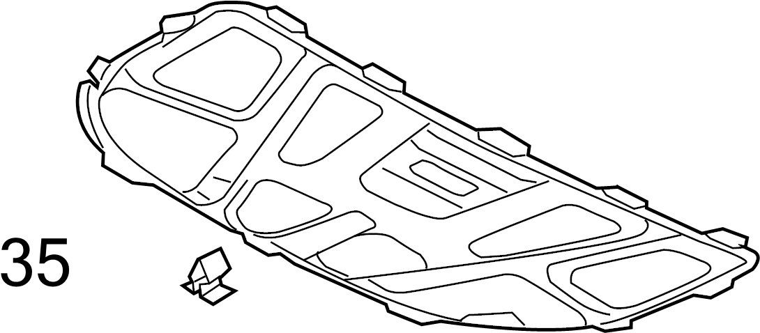 Insulator Clip 8E0-863-727-A - View 2