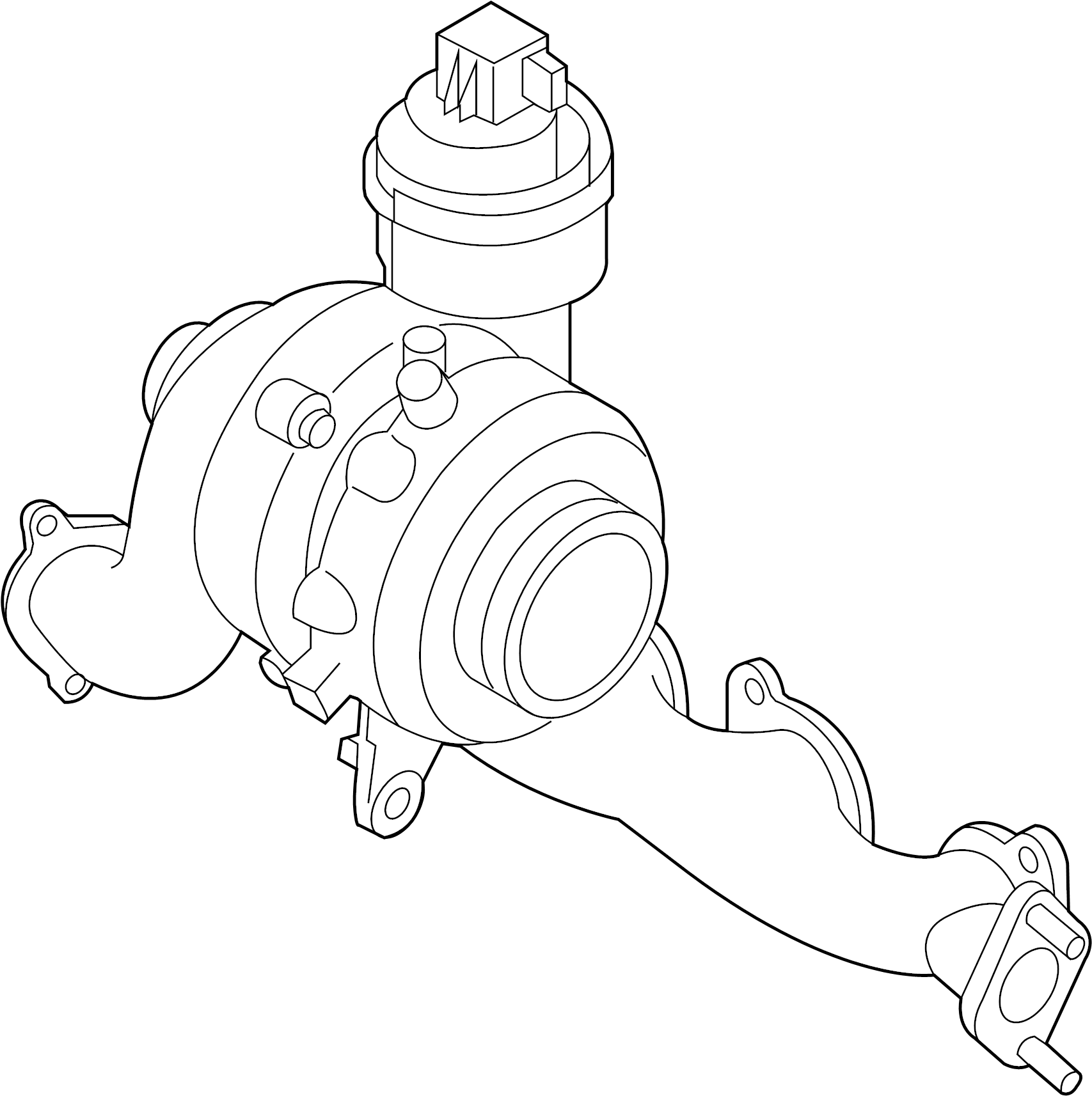 Exhaust Manifold 03L-253-056-X - View 4