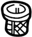 Washer Fluid Strainer 4A0-955-485 - View 44