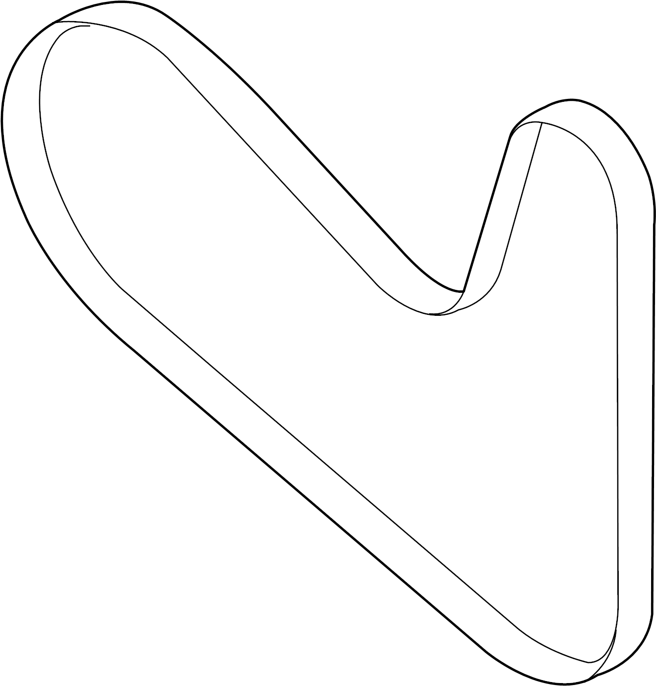 Serpentine Belt 04L-260-849-AB - View 3