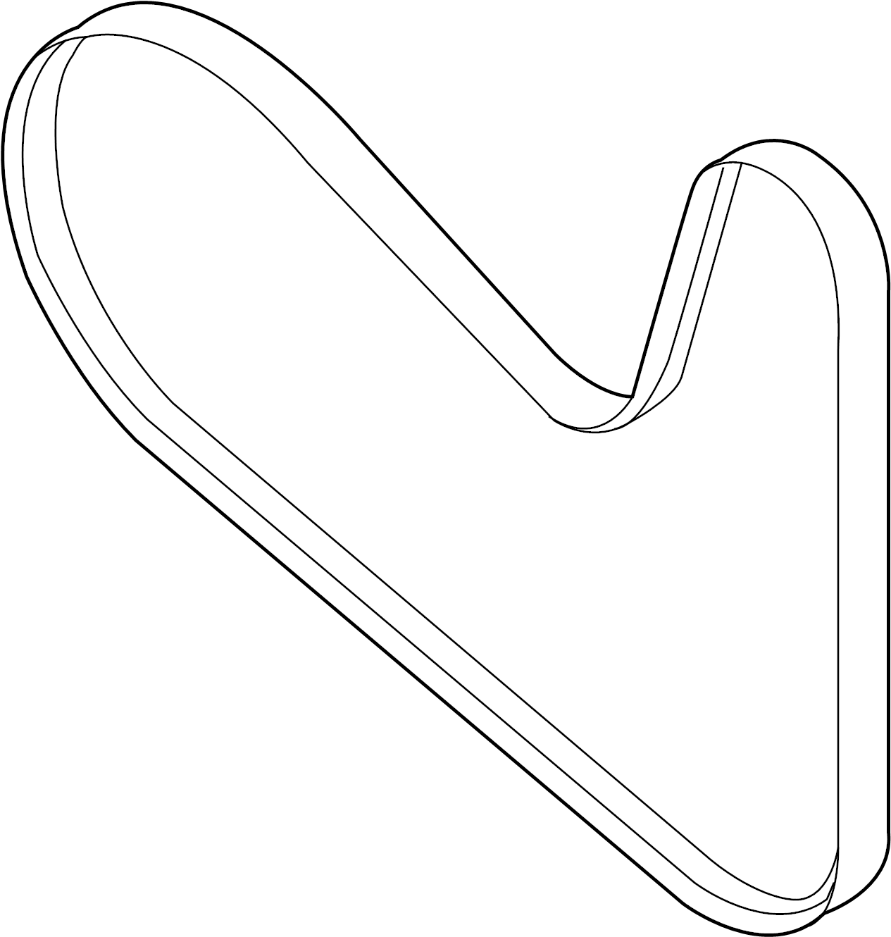 Serpentine Belt 04L-260-849-AB - View 4