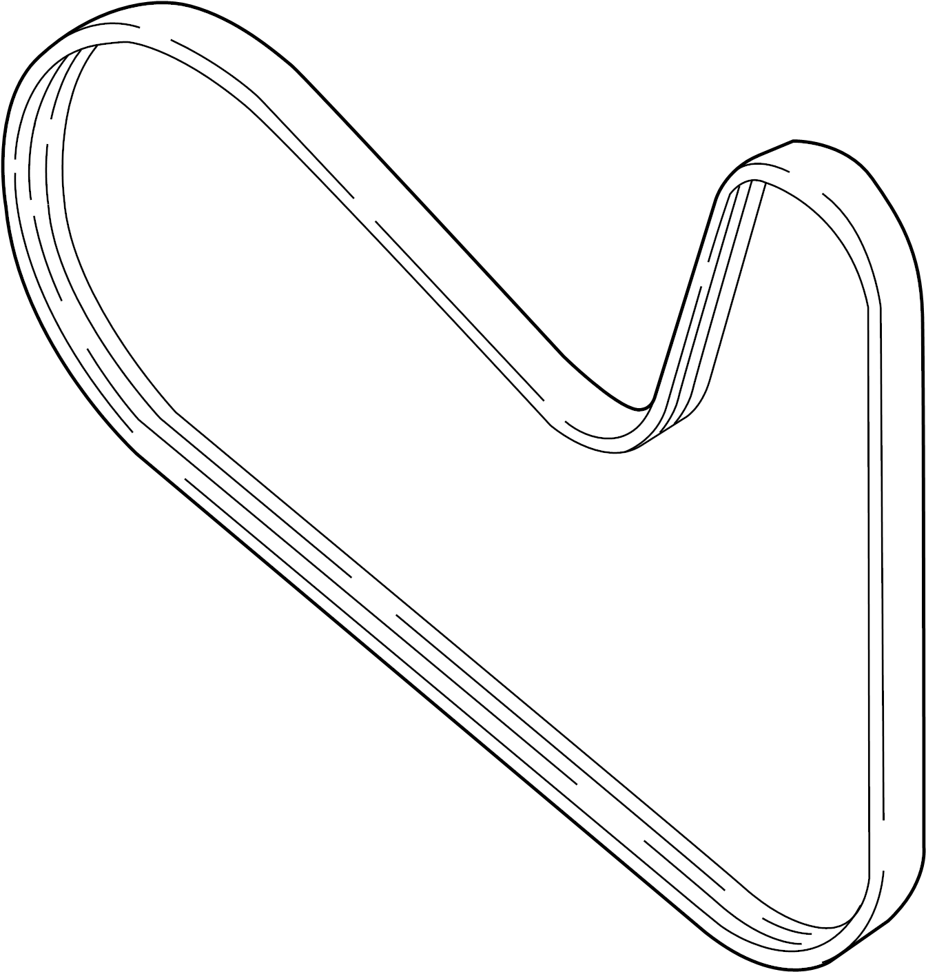 Serpentine Belt 04L-260-849-AB - View 2