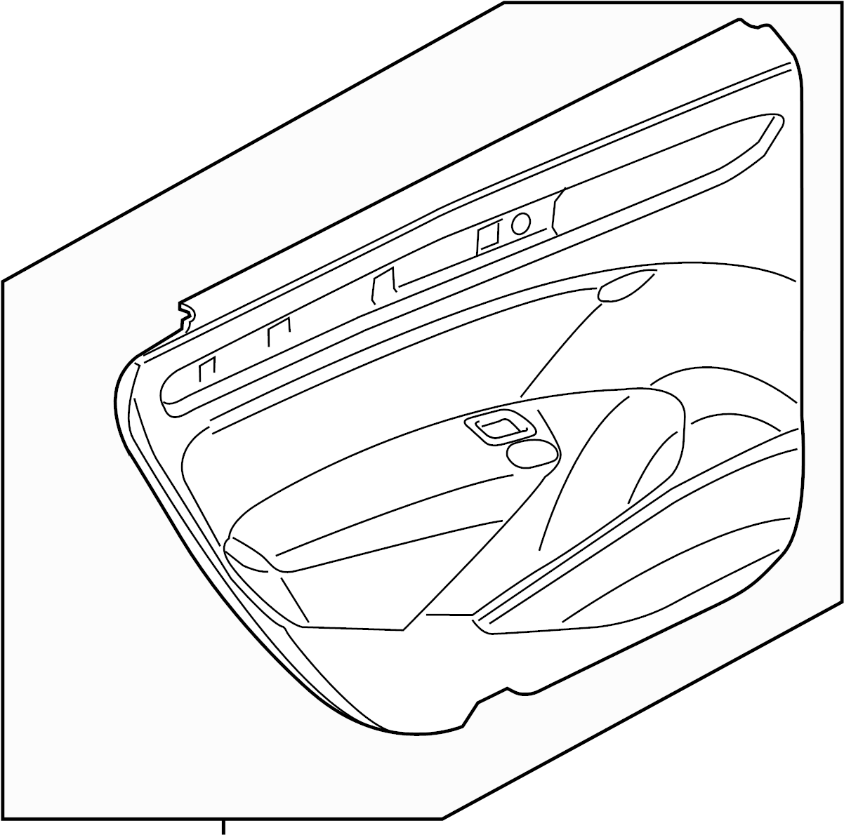 Door Trim Panel 561-867-212-F-OUR - View 2