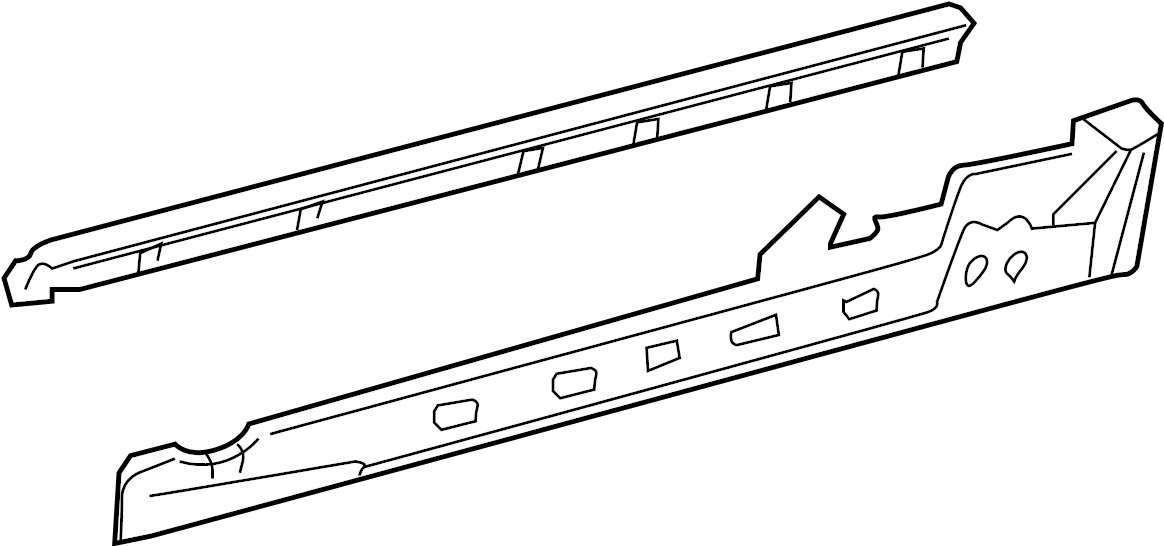 Inner Rocker 1C0-809-598-D - View 2