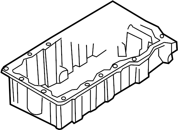 Engine Oil Pan 038-103-603-N - View 2
