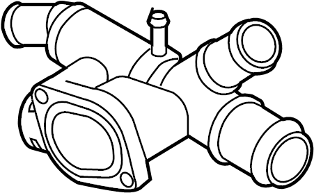 Engine Coolant Outlet Flange 03L-121-132-Q - View 3