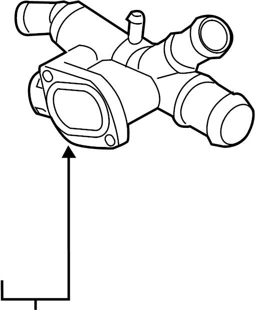 Engine Coolant Outlet Flange 03L-121-132-Q - View 15