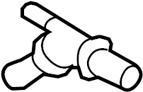 Cooling System Bypass Line Adapter 1J0-121-087-B - View 3