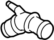 Cooling System Bypass Line Adapter 1J0-121-087-B - View 6