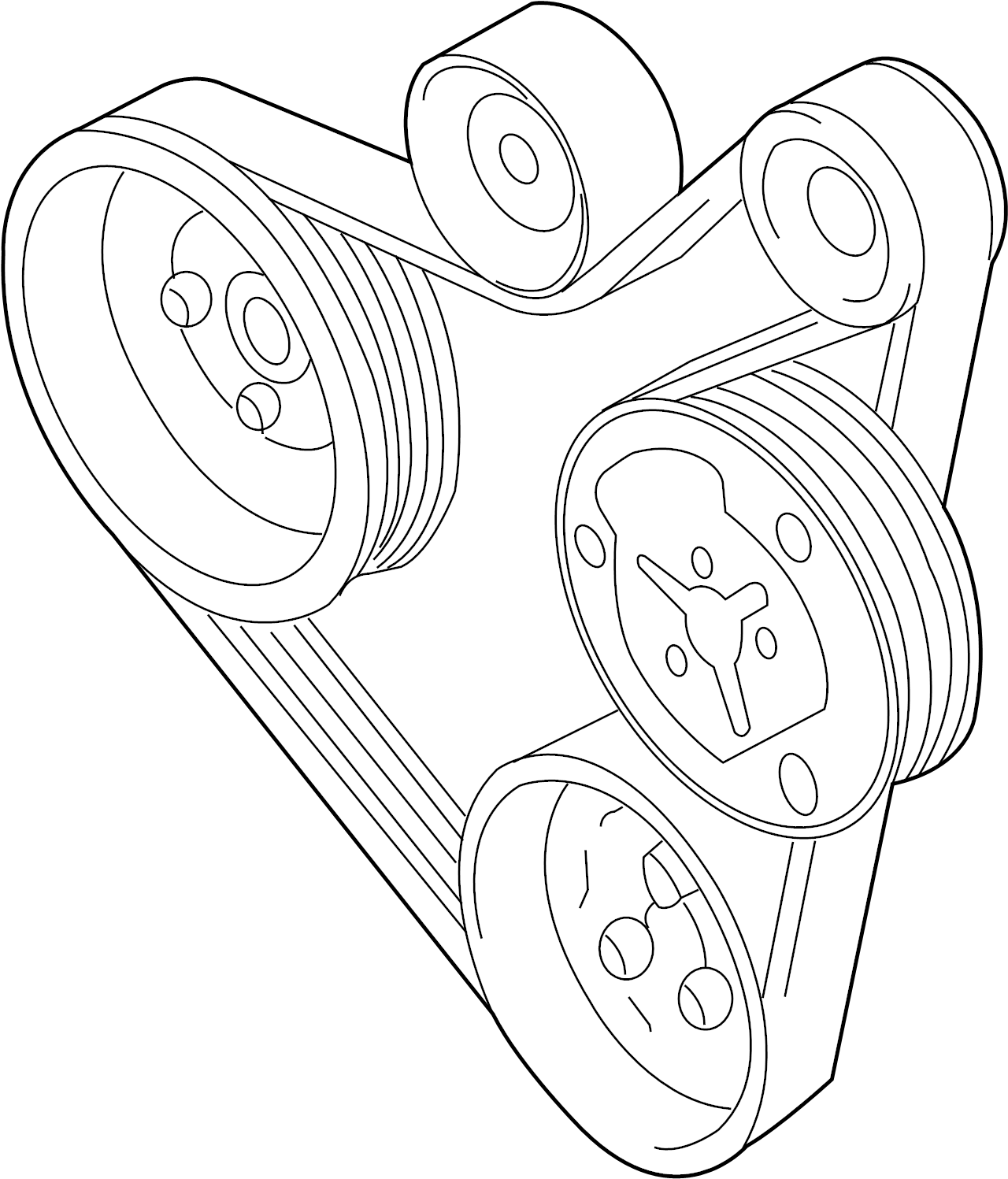Serpentine Belt 06A-260-849-B - View 3