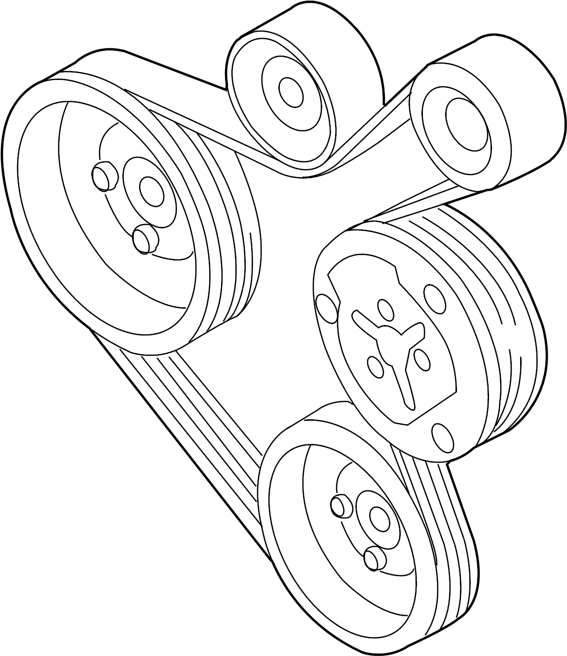Serpentine Belt 06A-260-849-B - View 4