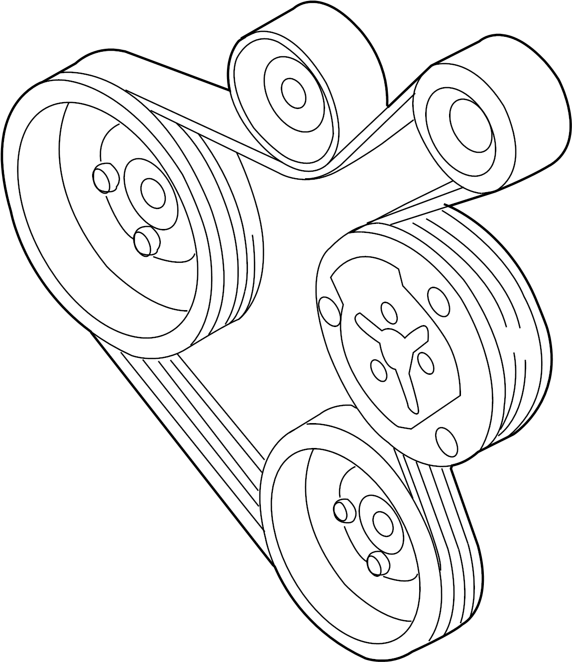 Serpentine Belt 06A-260-849-B - View 15