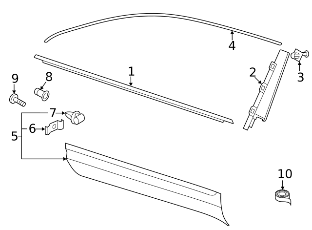 Lower Molding Nut WHT-007-928-A - View 6