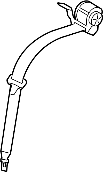 Seat Belt Lap And Shoulder Belt 3CN-857-705-F-RAA - View 3