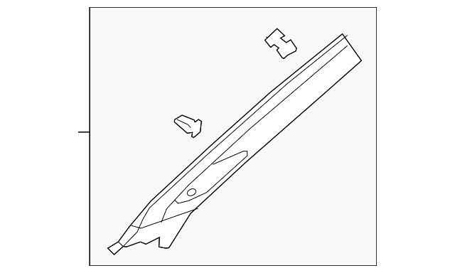 Windshield Pillar Trim 3G8-867-233-A-BR2